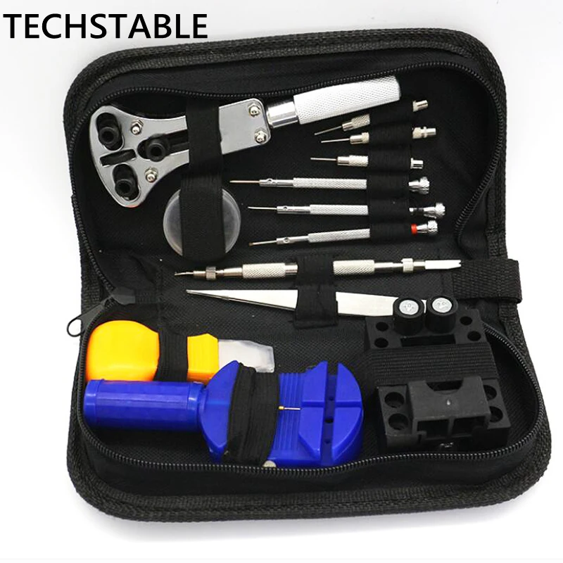 

13Pcs/Set Wristwatch Repair Tool Watch DIY Kit Screwdrivers Opener Tweezer Case Band Link Remover Watchmaker Dedicated Device