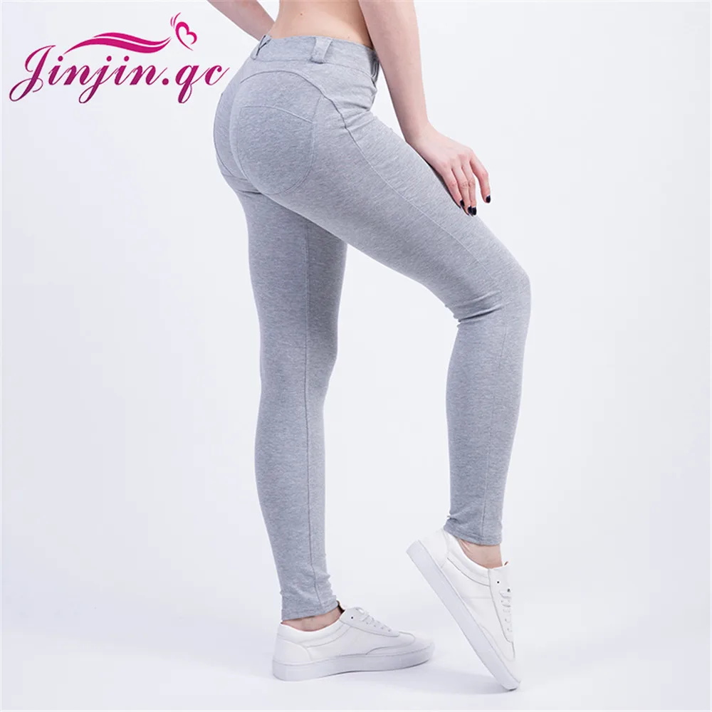 

Jinjin.QC Low Waist Leggings Women Sexy Hip Push Up Pants Legging Solid Jegging Gothic Leggins Ankle Length Jeggings Legins