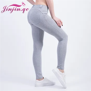 

Jinjin.QC Low Waist Leggings Women Sexy Hip Push Up Pants Legging Solid Jegging Gothic Leggins Ankle Length Jeggings Legins