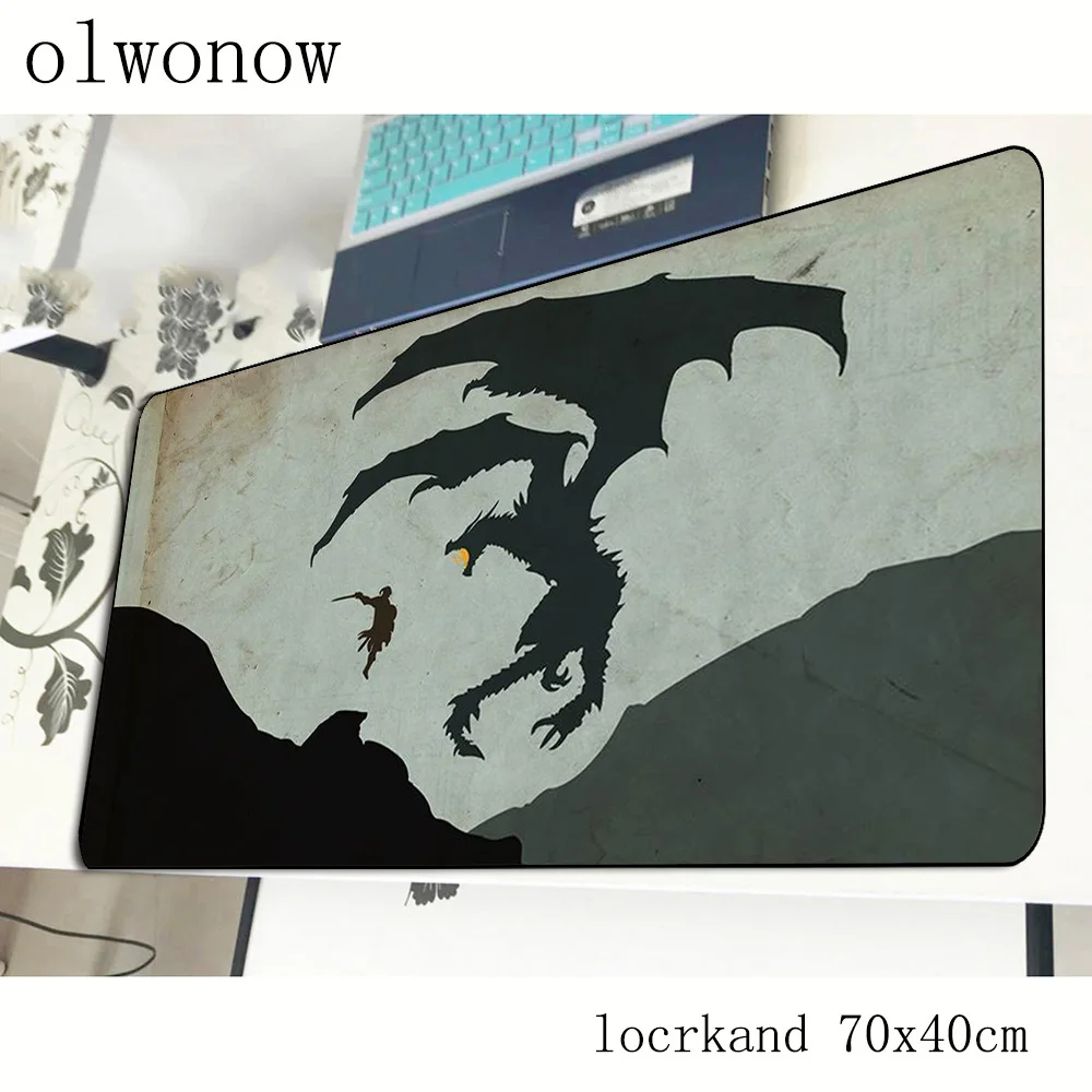 Игровой коврик для мыши skyrim 700x400x2 мм игровой ноутбука большой locrkand мышь ПК