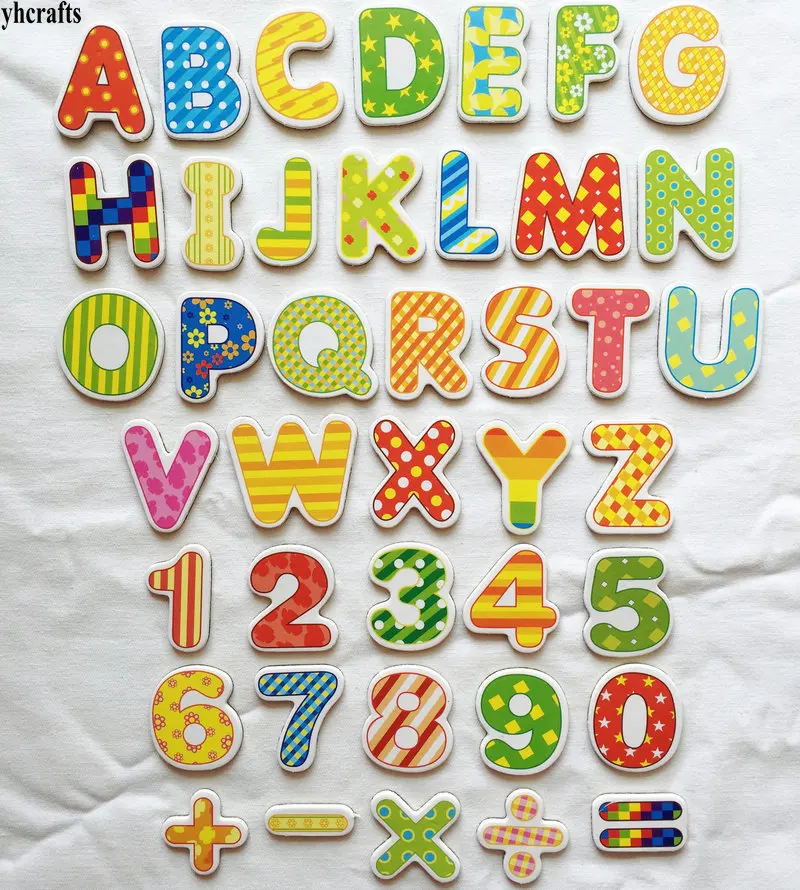 Magnet Learn Magnet.kindergarten Own.math-Toys.english 41pcs/lot.letters.numbers.math