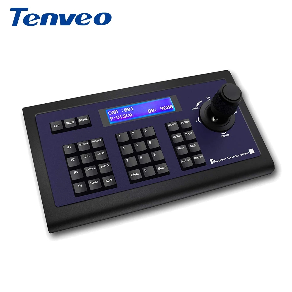 

TENVEO KZ1 Controller Joysticker PTZ Keyboard Controller Perfectly Fit for Tenveo Video Conference Camera Conference Keyboard