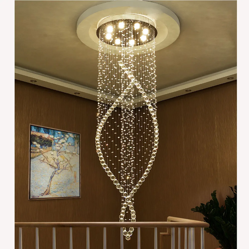 Post modern crystal chandelier Living Room Villa chandelier Creative