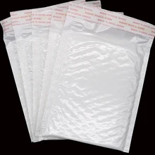 Office Stationery 5pcs (20 * 30cm + 4cm) White Shock Bubble Bag Ultra Light Pearl Film Bubble Envelope Gift Bubble Bag