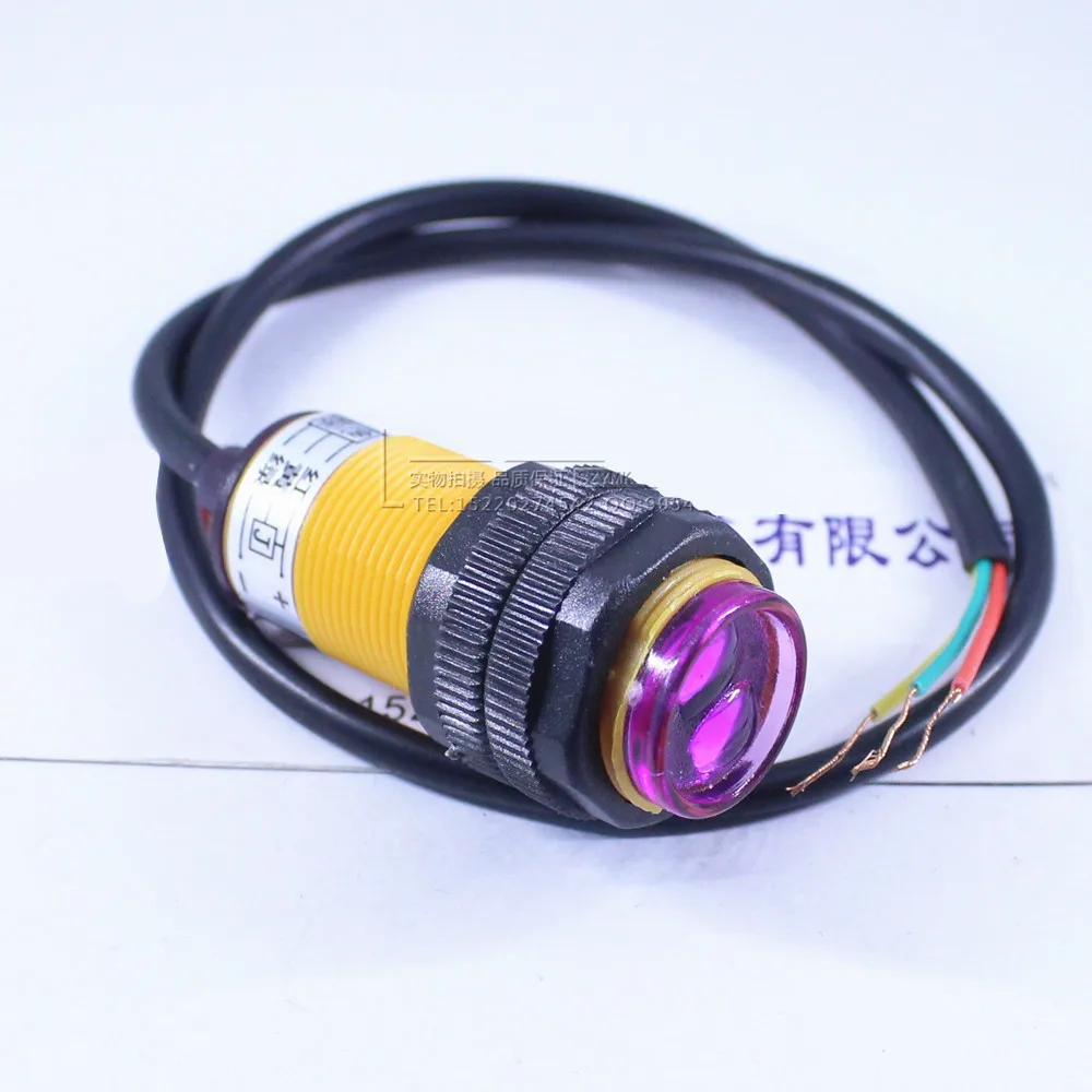 Optical Color Sensor Module E18-F10NK Adjustable Infrared Obstacle Avoidance Proximity Switch PLC Control Visible | Обустройство дома