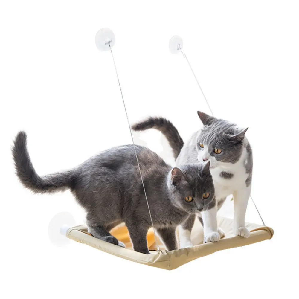 Hanging Cat Hammock Cats Bed Window Kennels Dogs Sofa Mats Cushion Shelf Seat Lounger Couch Cats Sofa Animals Products