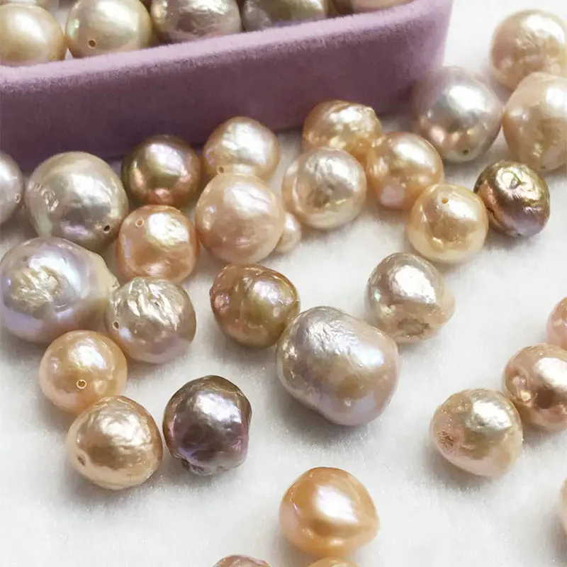 

10~13MM Baroque AAA 100% Natural Freshwater Pearls Beads for DIY Bracelet Necklace Fine Jewelry Accessories