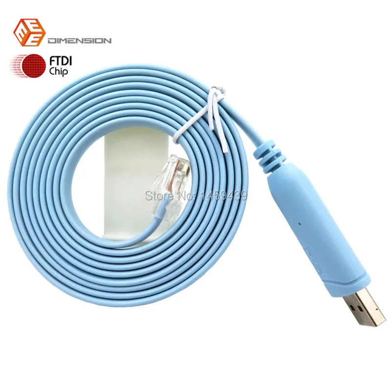 6FT Длина FTDI Usb-кабель Сетевые Маршрутизаторы USB RJ45 Консольный Кабель Для