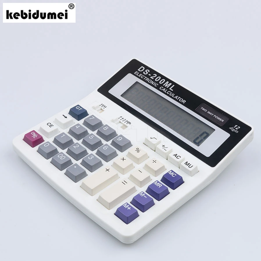 Hot DS 200ML Office calculator Muti function calculator Large key board