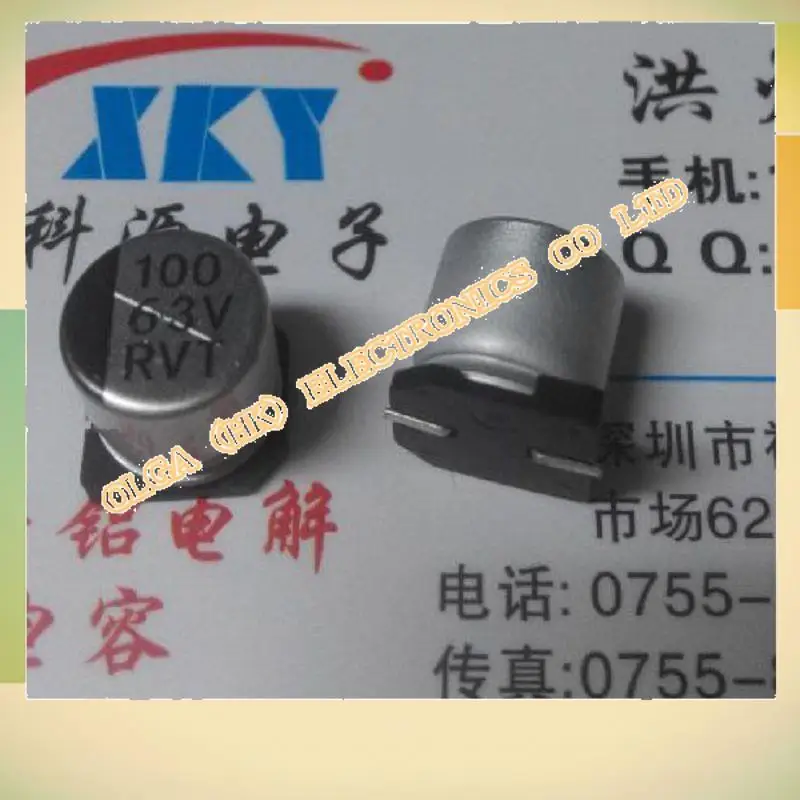 SMD алюминиевые электролитические конденсаторы 63 v100uf 10*10 2 uf v 100 Алюминиевый