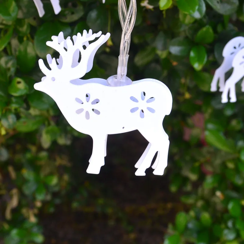 

Jiawen LED String Light 10 LED Deer, 6.3ft Long for Gardens, Home, Wedding, Party, Battery-powered