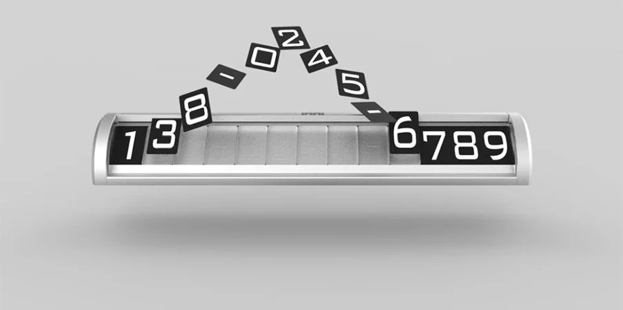 Лидер продаж Xiaomi UILDFORT временная остановка знак Творческий парковка карточка ручная работа телефонные номера напоминание Карты Стерео