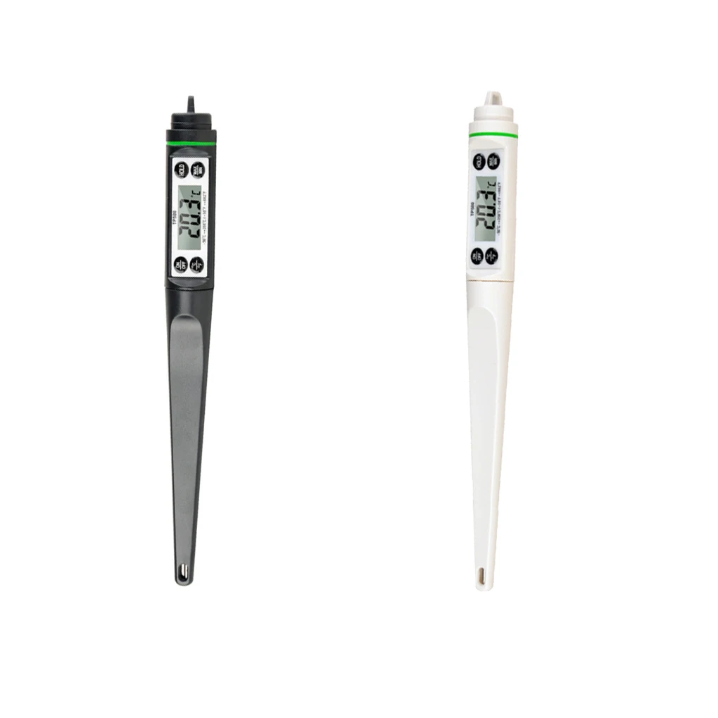 

TP500 LCD Digital Food Thermometer -50-350 degree Kitchen Pyrometer BBQ Temperature Gauge Sensing Probe Meter 21.5*2*2cm