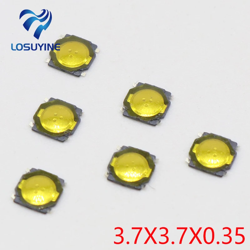 

20pcs 3.7X3.7X0.35 SMD Tactile Tact Mini Push Button Switch Micro Switch Momentary SMD-4 20PCS/lot 3.7*3.7*0.35 4X4 4*4 TS-032D