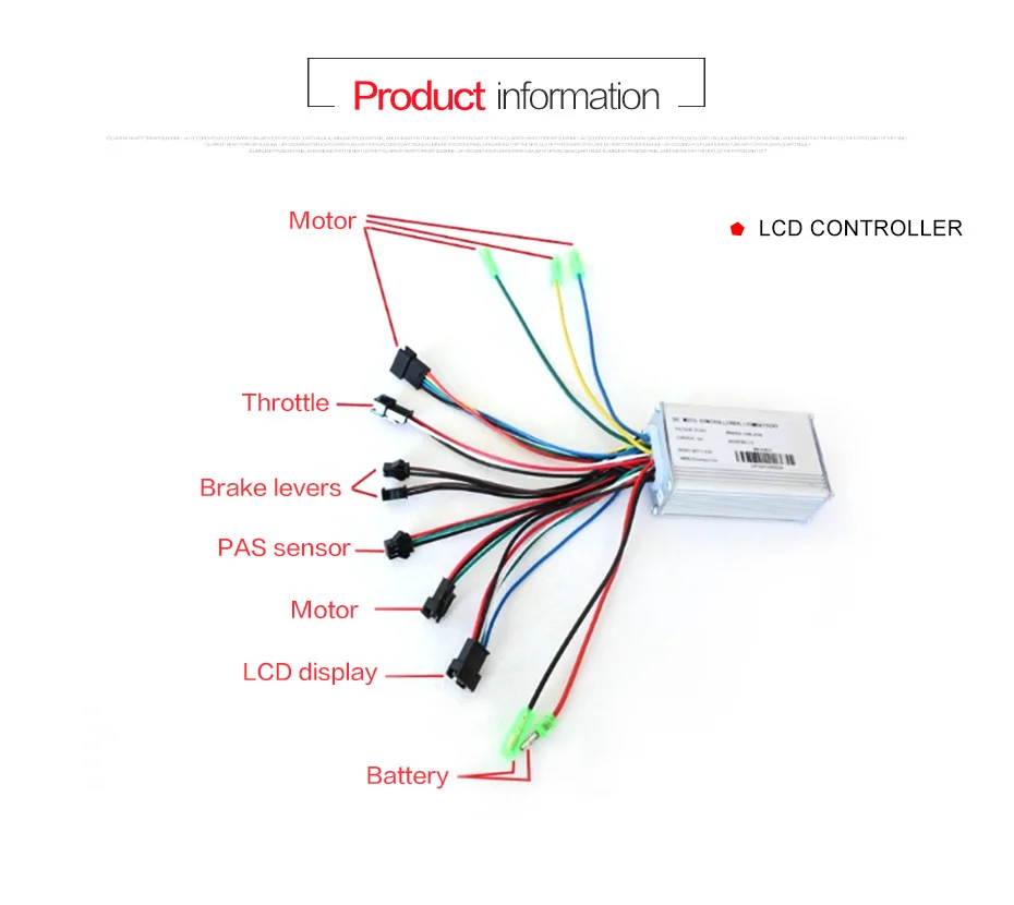 48V 36V14A/20A контроллер электровелосипеда lcd/светодиодный DC управления 250 W/350 W/500 W E Bike DC Бесколлекторный двигатель контроллер синусоида