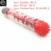 EJMW Big Silicone Dildo Vibrators For Women Realistic Dildo or Particles Condom Sexy Toy Gay Sex