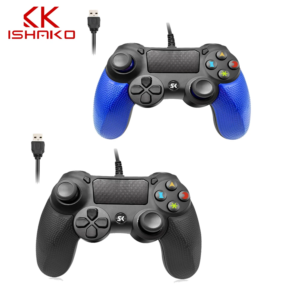 Проводной джойстик игровой контроллер гарантия 6 месяцев для PS4 двойной геймпады