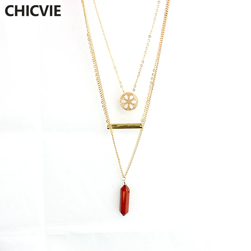 

CHOKER 2016 Women Girls Fashion collar necklace Popular Red White Stone Pendant Necklace Boho Summer Trending Jewelry SNE160062