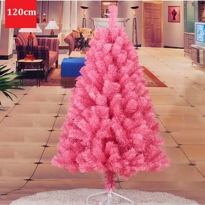 1.2 m/120 cm Encryptie Milieuvriendelijk Materiaal PVC Roze Kerstboom
