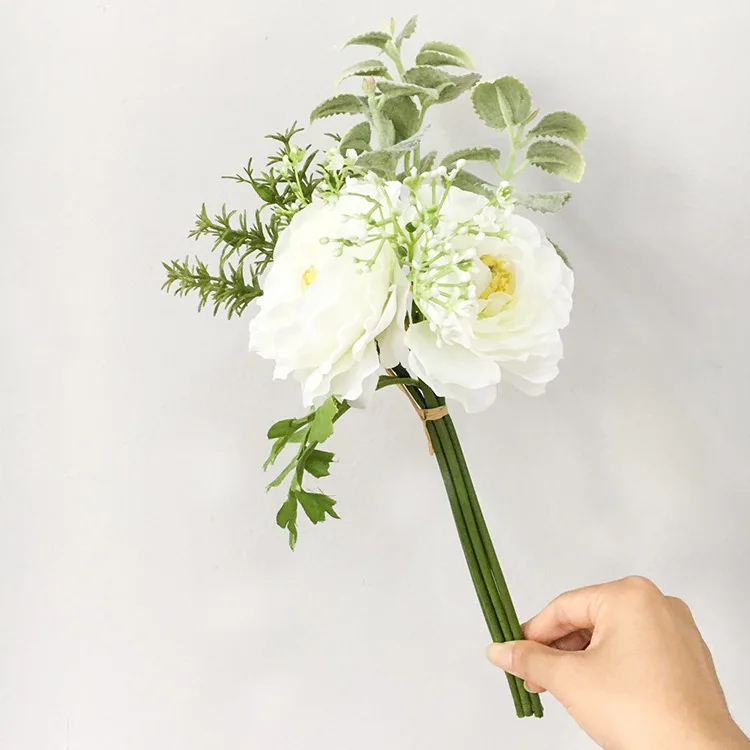 Fanxieast Lotus Bouquet Artificial Flowers Beam Simulation