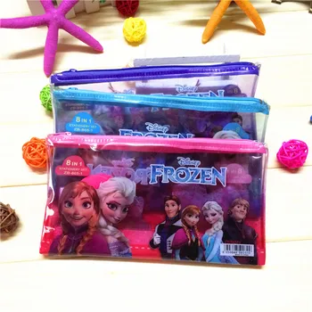 

2017 new school supplies pencil stationery set children ice and snow principals pencils primary school students stationery gifts