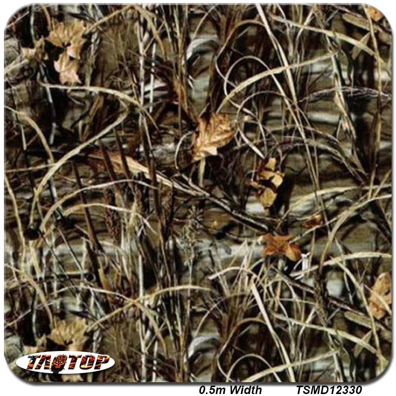 

iTAATOP TS12330B 0.5M * 10M New Designs Camo Grass Water Transfer Printing Film Hydrographics Film