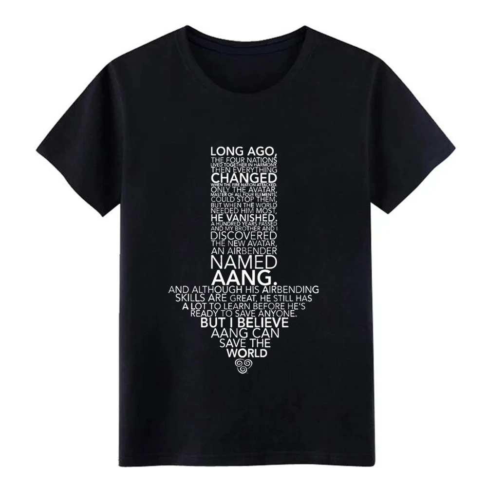 

Avatar The Last Airbender Avatar t shirt printed 100% cotton O-Neck Kawaii Fitness Humor Spring Autumn Vintage shirt