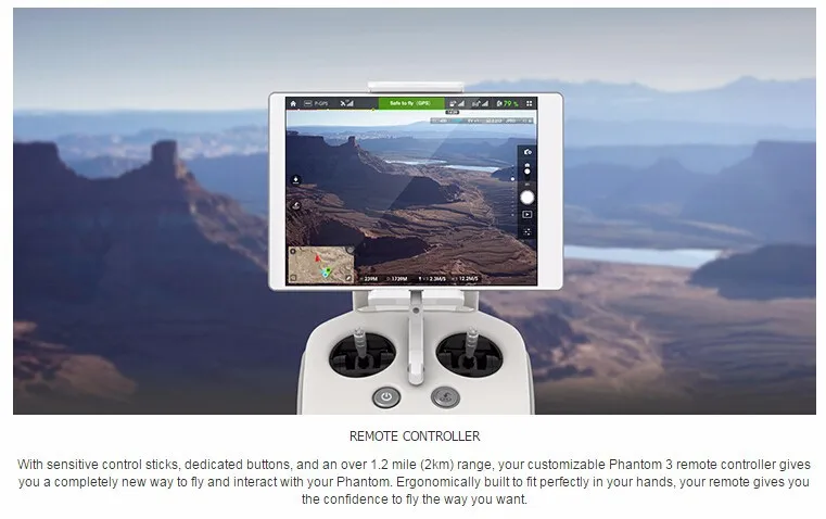 DJI Phantom3 Advanced/DJI Phantom 3 Professional/stardard Drone With 2.7K/4K Full HD Camera Live HD View And Brushless/GPS System