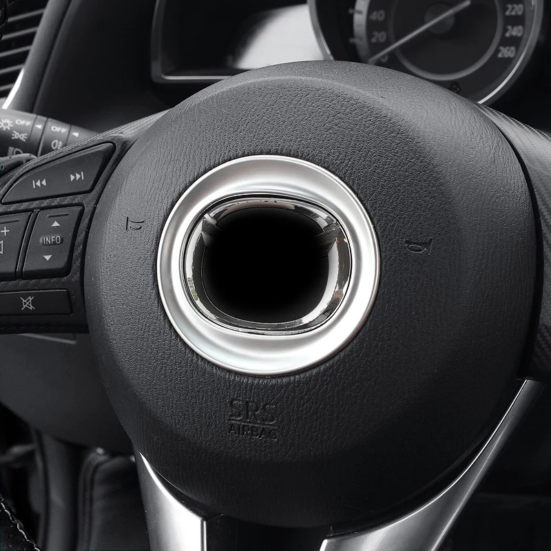 1 шт. abs для MAZDA CX 5 cx 4 ATENZA декоративное кольцо с логотипом рулевого колеса (без