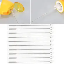 3/5/10/20/25 штук Защитная щетка для детской бутылочки корма соломенная стирка щетка из нержавеющей стали очиститель для волос мягкие волосы бутылка очиститель