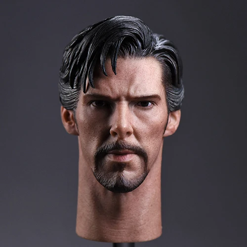 1 На заказ 1: 6th Benedict Cumberbatch голова лепить 1/6 JX-011 доктор странная нормальная голова резная Высококачественная модель головы - Цвет: 1