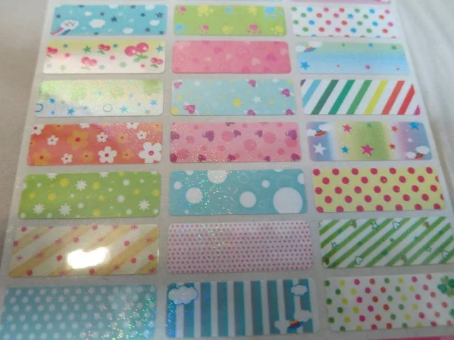 

FREE SHIPPING 90 pcs Personalized Name Stickers Waterproof Wall party supplies patches plastic box picture frame children girls
