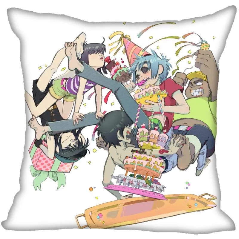 Gorillaz чехол для подушки дома декоративный на Невидимый молнии s 40X40 45X45cm|Наволочка|