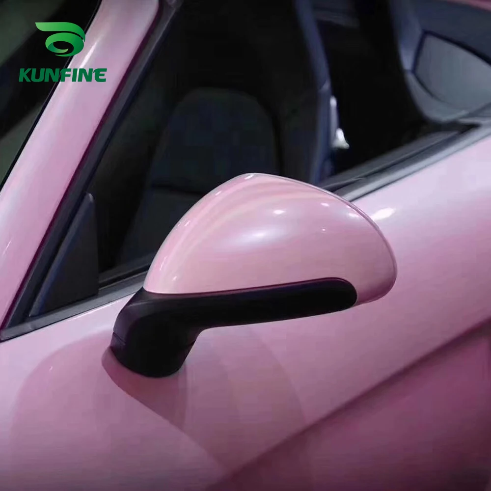 Car Vinyl film Body Sticker Car sticker Macaron cherry pink (5)
