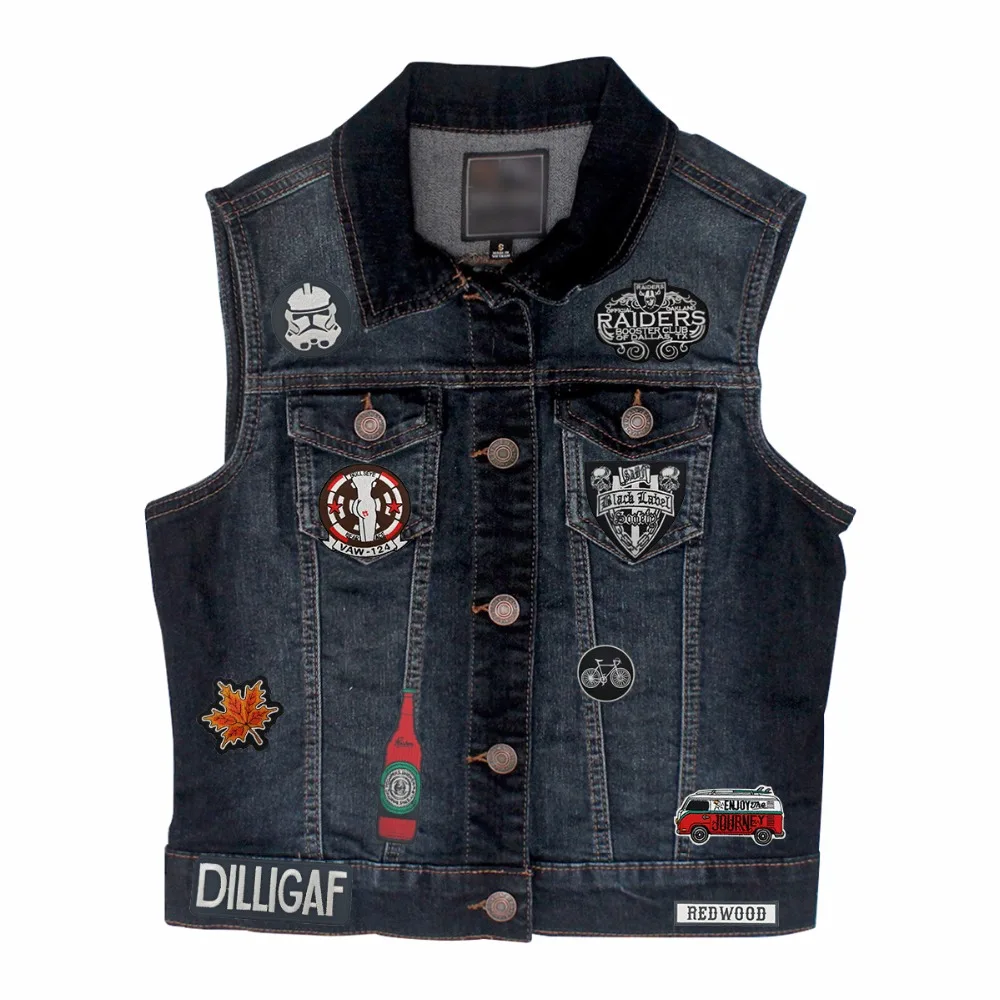 G0126 (4)High Quality Black Label Society Music Shield Embroidered Patch For Motorcycle Club Biker Patch DIY Applique Patch for Jacket