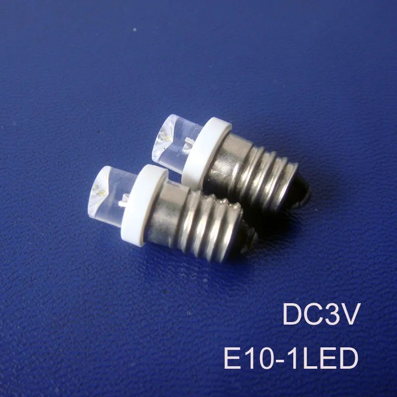 

High quality DC3V E10 led Signal light, 3V Led E10 Indicator Light Led Instrument light bulb lamp free shipping 100pcs/lot