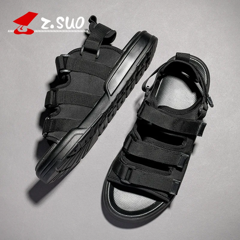 

Men's sandals 2019 summer new fashion casual slippers men's trend Korean version of men's sandals slippers dual-use