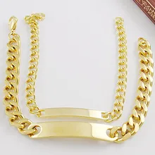 Dolaime подвески для пары из нержавеющей стали пустой Браслеты индивидуальный подход к Для женщин& Для мужчин, отрезает цепь, ювелирные изделия