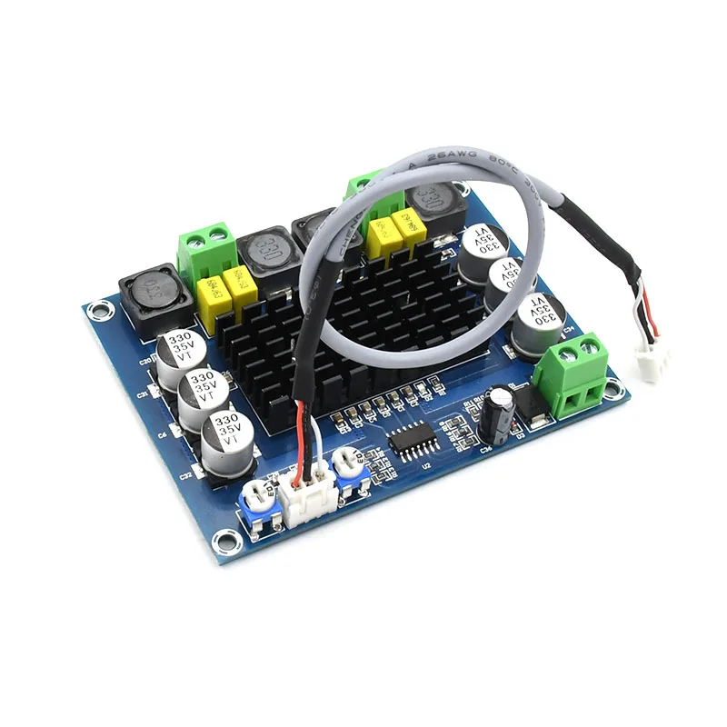

KYYSLB Home Amplifier Board Class D TPA3116D2 Dual-channel Stereo High Power Digital Audio Power Amplifier Board 2*120W XH-M543