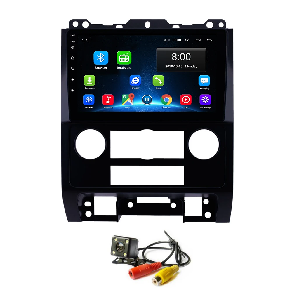 

Android 8.1 coche GPS Navi Radio para Ford Escape 2007-2012 unidad reproductor soporte OBD2 DAB + DVR
