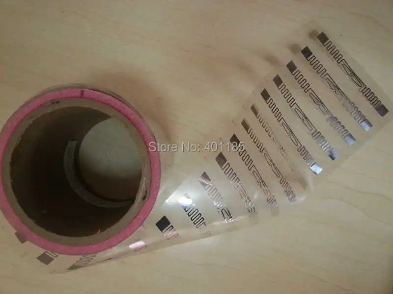 

UHF RFID Impinj E51 dry inlay 1000pcs per roll 860-960MHZ Monza5 915M EPC C1G2 ISO18000-6C can be used to RFID tag and label