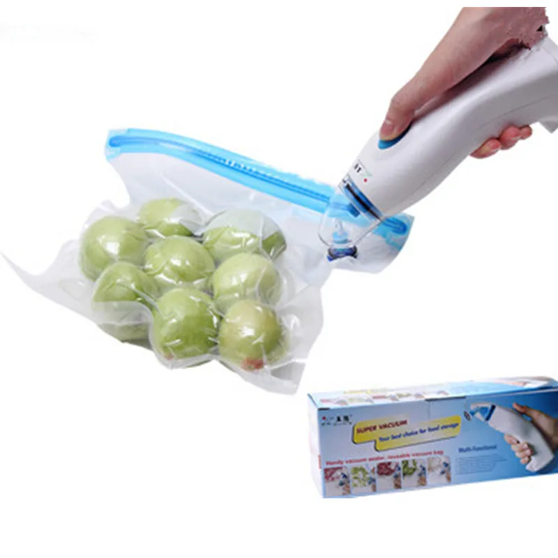 Vacuum Sealer Machine Handheld electric vacuum pump home kitchen vacuum machine gift 5pcs vacuum bag