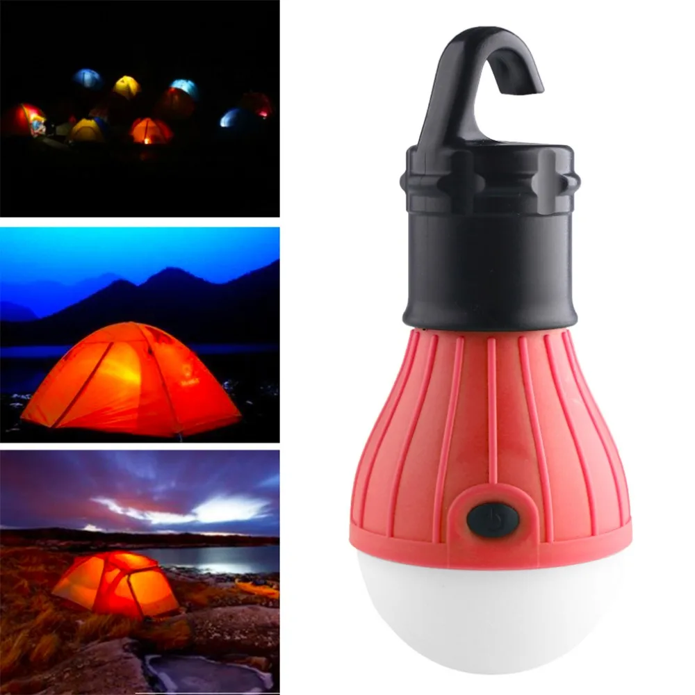 

Outdoor Camping Working LED Tent Light Waterproof Portable Emergency Camping Lamp Lantern Drop Shipping Red/Blue