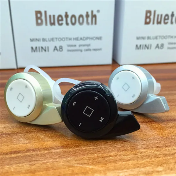 Mini Style Wireless Bluetooth Headphone Mini A8 In Ear V4 0 Stealth Earphone Phone Headset Handfree