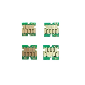 

UP 5sets T7411-T7414 One Time Ink Cartridge Chips For Epson F6000 F6070 F6200 F6270 F7000 F7070 F7100 F7170 F7200 F7270 Printers