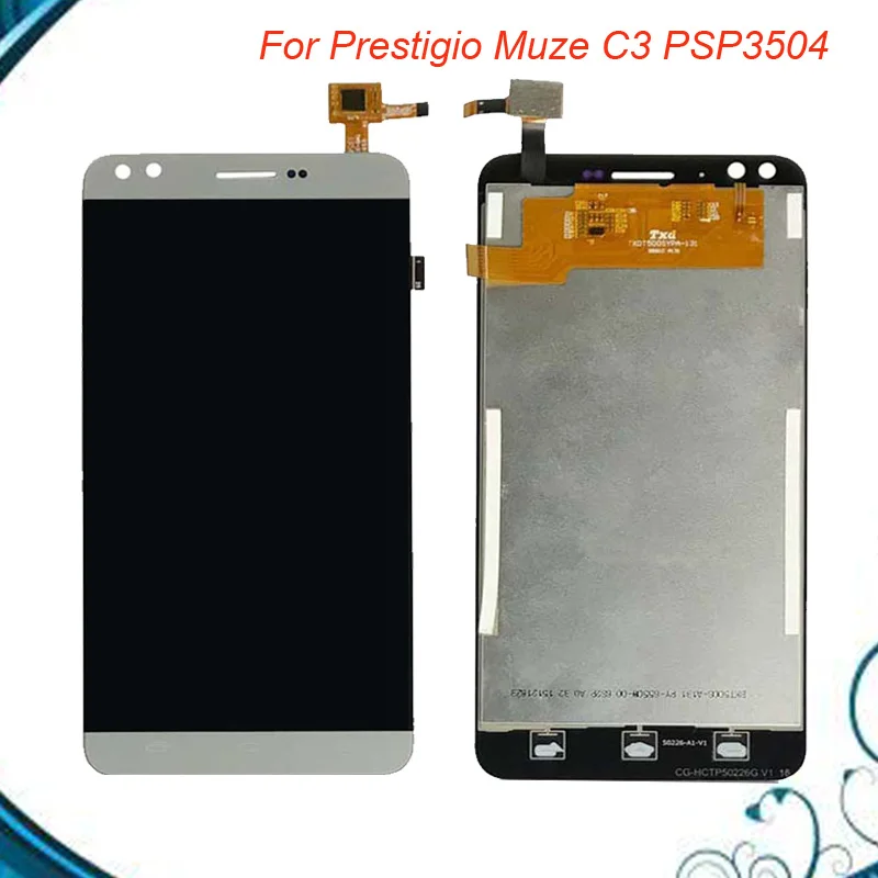 ЖК-дисплей для Prestigio Muze C3 PSP3504Duo PSP3504 Duo 5 дюймов кодирующий преобразователь