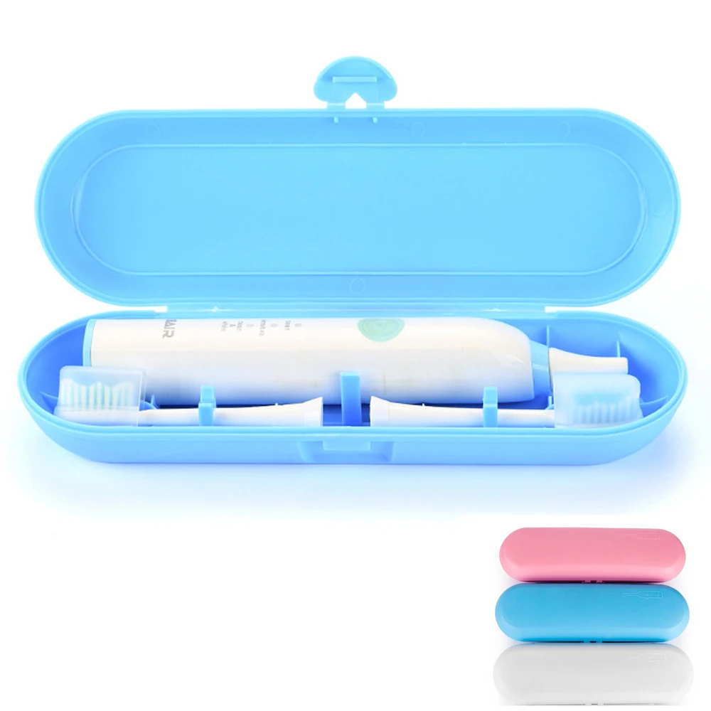 

1Pc Portable Storage Case For Electric Outdoor Holder Camping Hiking Toothbrush Bathroom Holder Pink Blue Travel Box