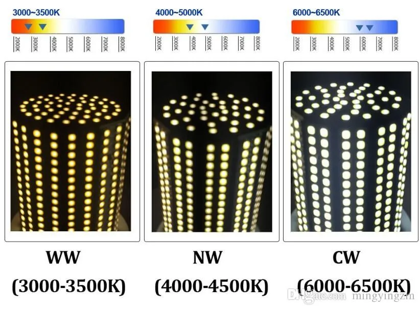 Светодиодный светильник-кукуруза, 36 Вт, 45 Вт, 54 Вт, 80 Вт, 100 Вт, 120 Вт, E26, E27, E39, E40, завод, склад, парковка, освещение, шоссе, bombilla, 85-277 В