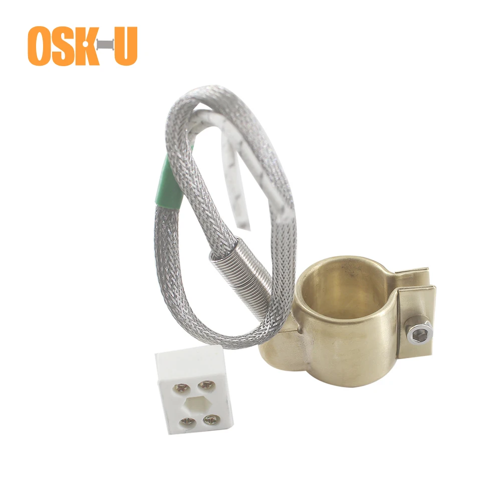 Aquecedor Analógico para Parede Opção de Diâmetro Interno de 30 mm com Faixa de Latão 30×2 30×3 30×35 mm Tensão de Aquecimento 105w 130w 150w