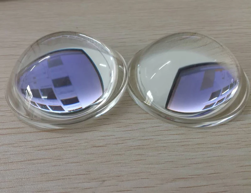 

69 -74mm Large Optical Glass Focal Length LED Plano Convex Lens DIY Condensing Lens 2PCS Magnifying Glass Lens
